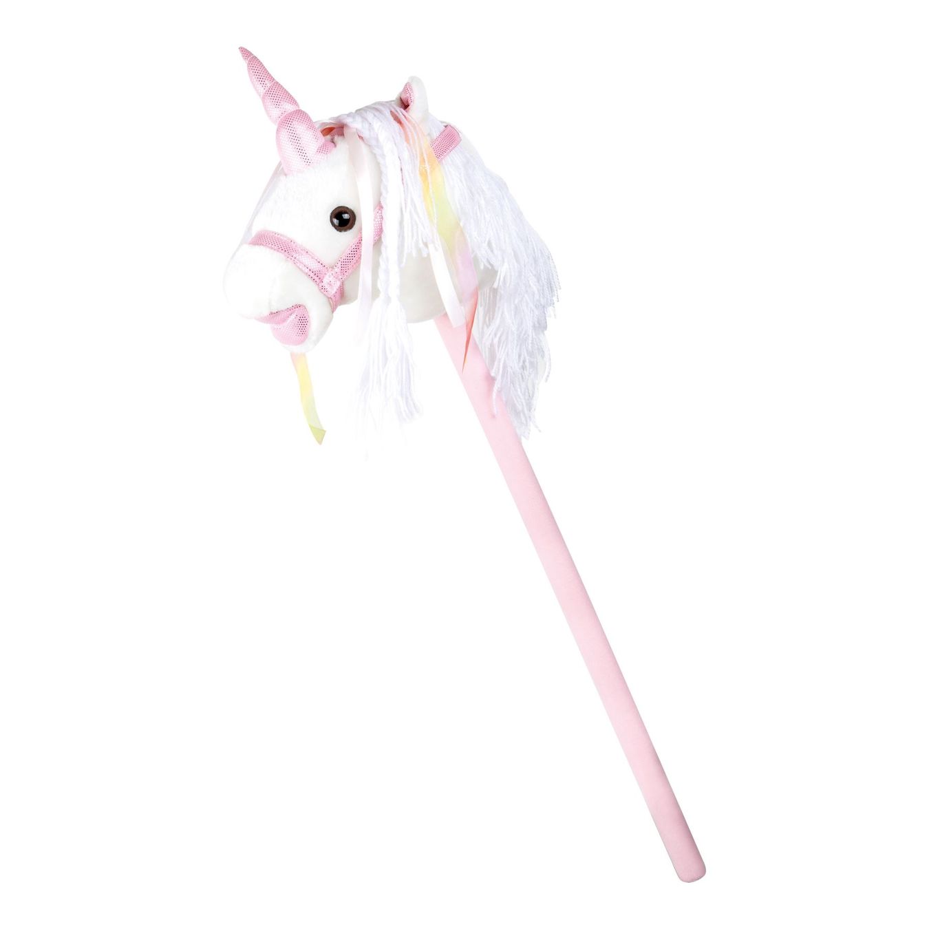 Giocattoli: Steckenpferd Einhorn Pink-Weiss, Sound – Nuovo e nell'imballaggio originale da Wettingen venduto da Swala
