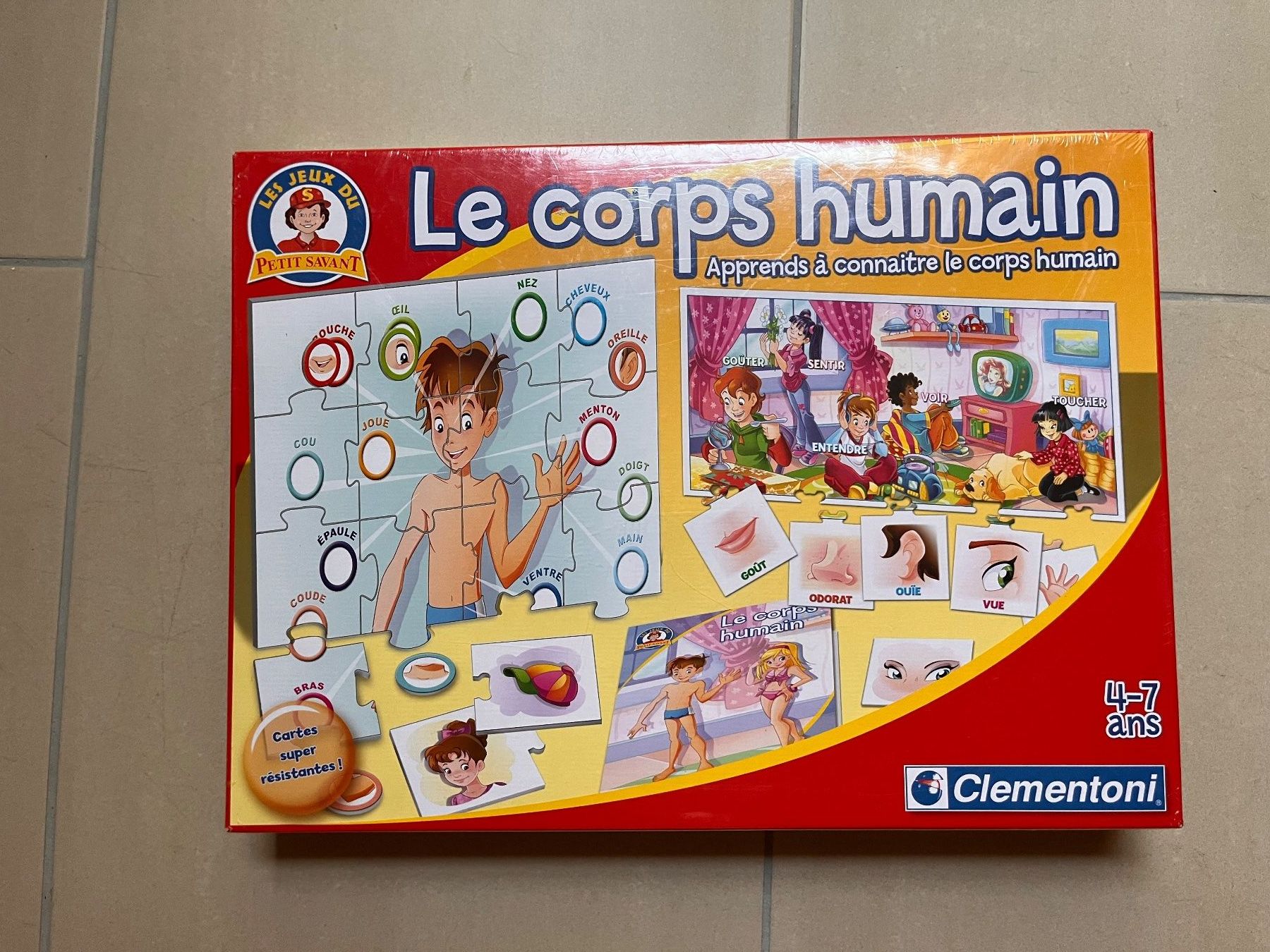 Clementoni Giochi: Puzzle gioco Le corps humain Clementoni 4-7 anni – Nuovo e nell'imballaggio originale da Bassins venduto da mar_m22f