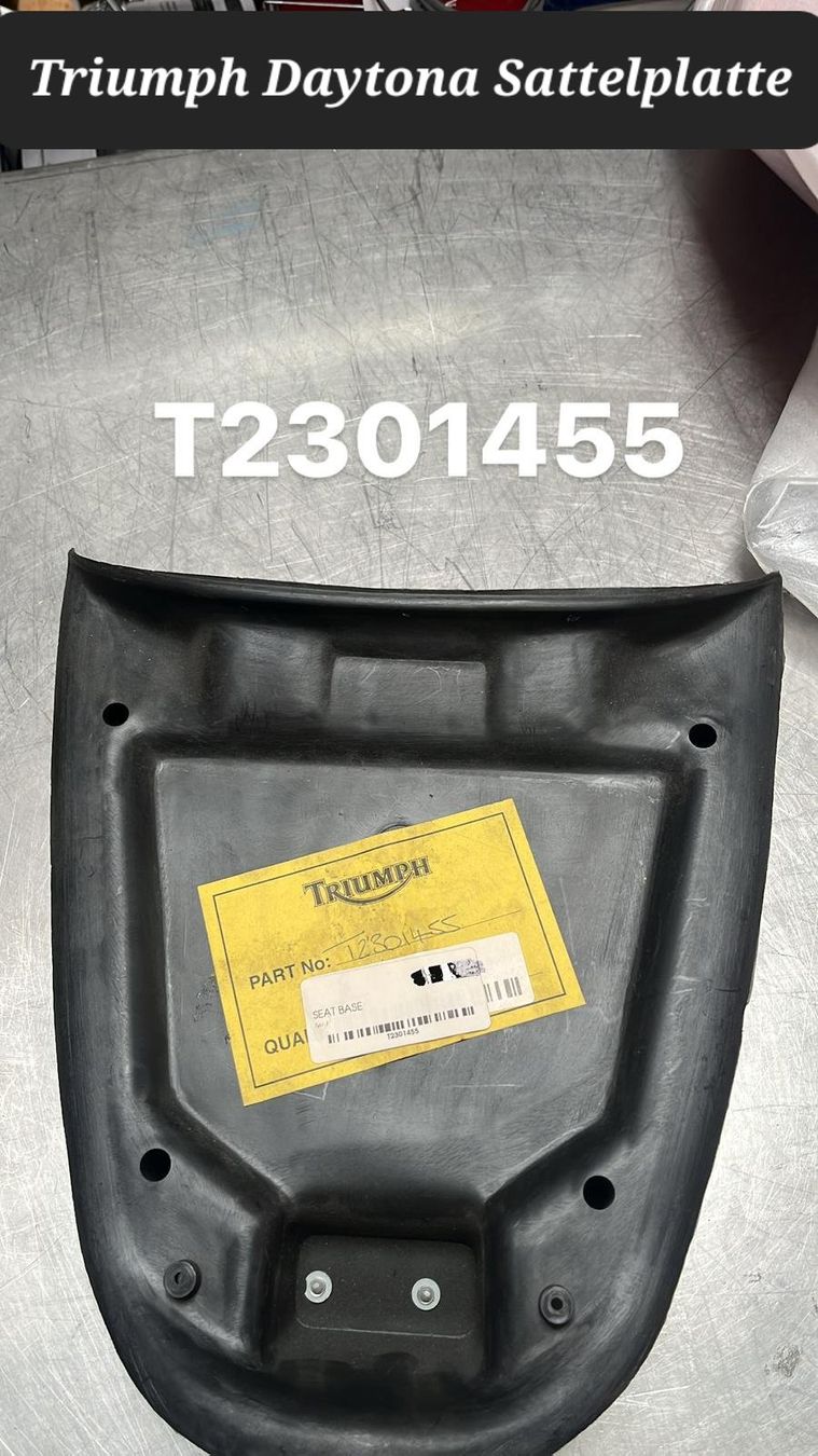 Triumph Tutti i ricambio per moto: Triumph Daytona Sattelplatte T2301455 – Usato da Alpnach Dorf venduto da HD-Girl