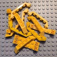 Lego 13x Schrägstein 6x1 invers (52501) gelb