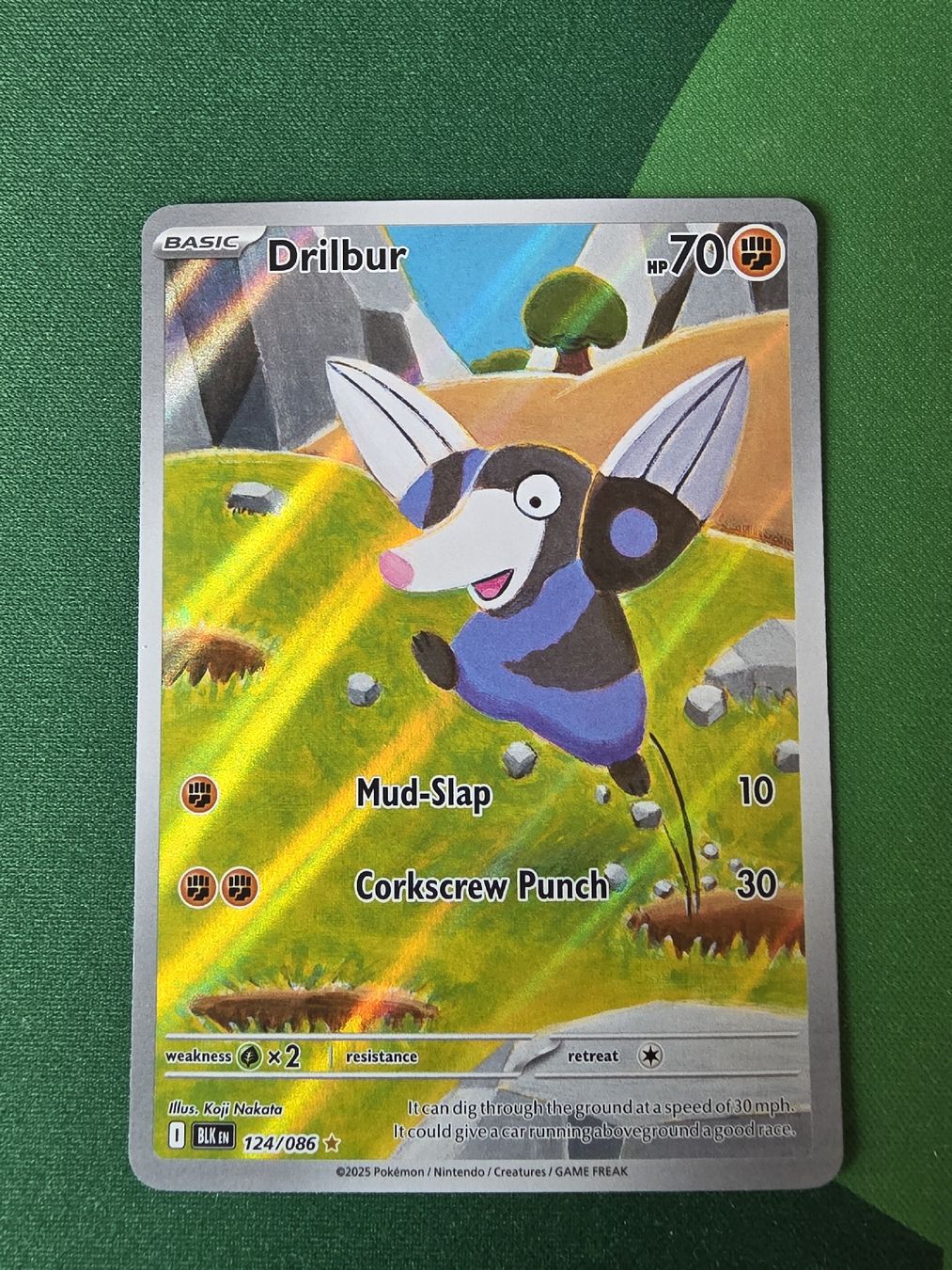 Pokémon Sammelbilder & Trading cards: Pokemon Drilbur 124/086 Black Bolt Englisch – Neu (gemäss Beschreibung) aus Gossau SG von worklifebalance