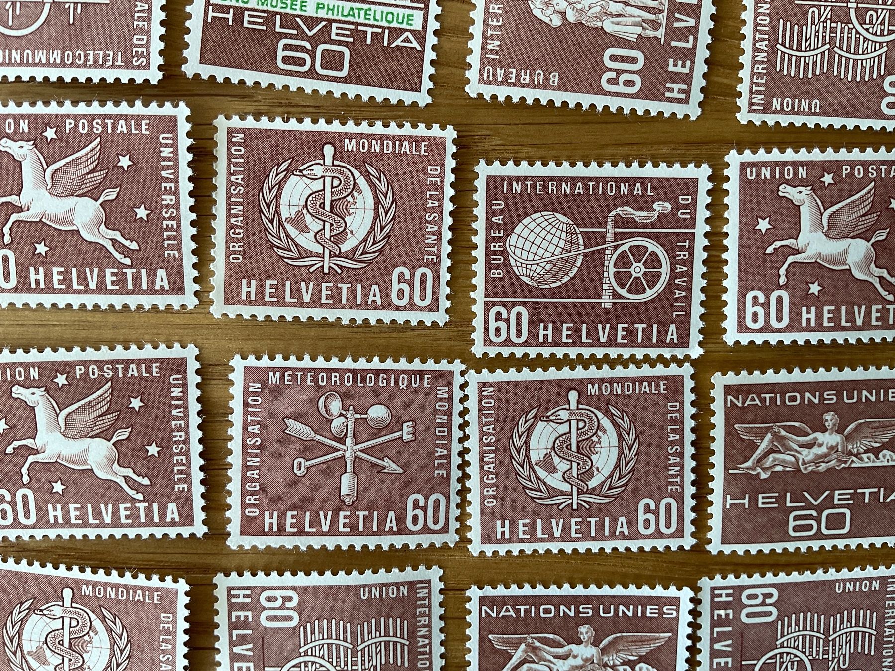 Tutti i francobolli: 60Fr Ämter Frankaturware ungestempelt postfrisch Sammlung – Nuovo (secondo la descrizione) da Wil SG venduto da Chefsugus 5