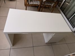 Schreibtisch weiss 140 x 65 x 73 cm