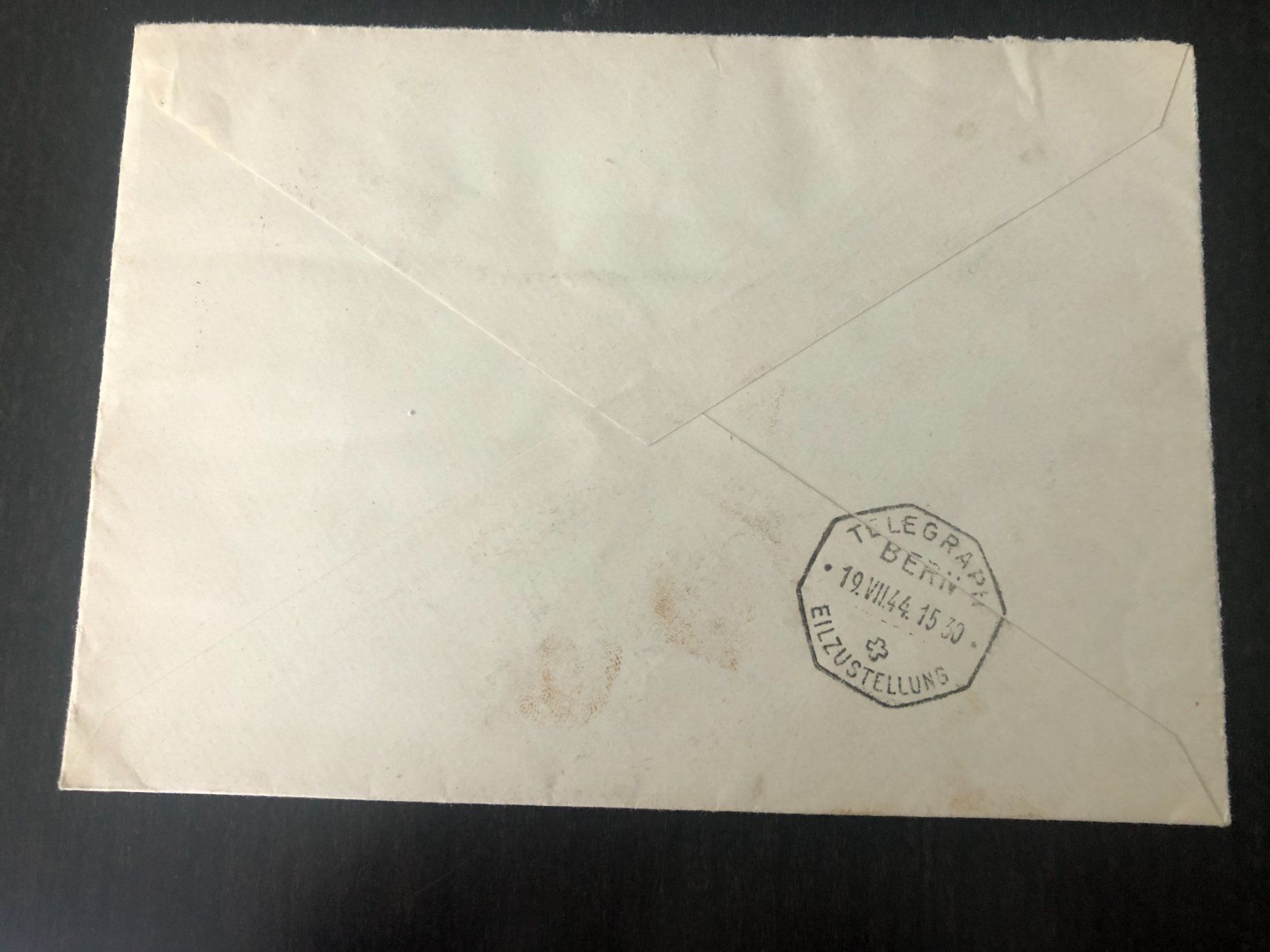 Tutti i francobolli: Werbecouvert Bachmann Kölliken Express 1944 Telegraph – Usato da Pfäffikon ZH venduto da Waltoversand 1
