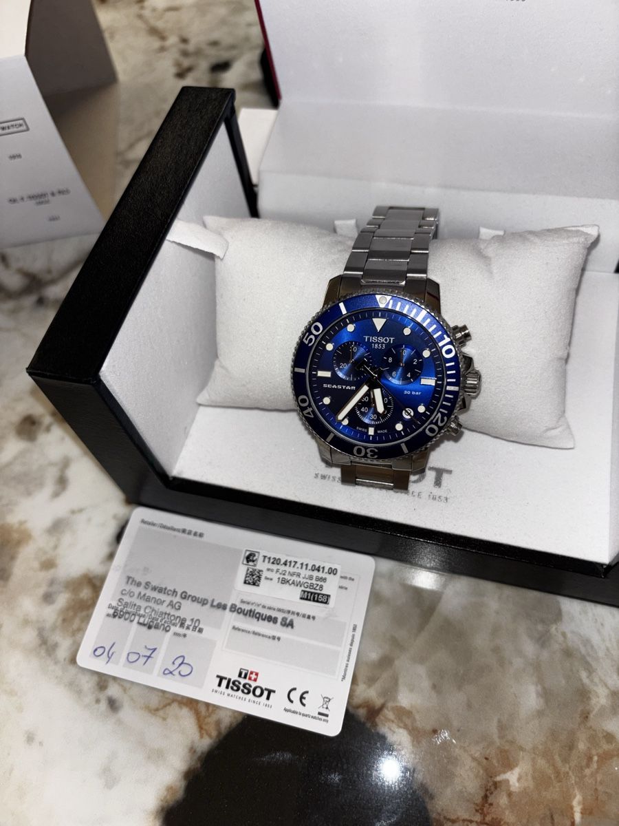 Tissot Orologi: Tissot Seastar 1000 chronograph – Usato da Pregassona venduto da Eddy_Jan 3
