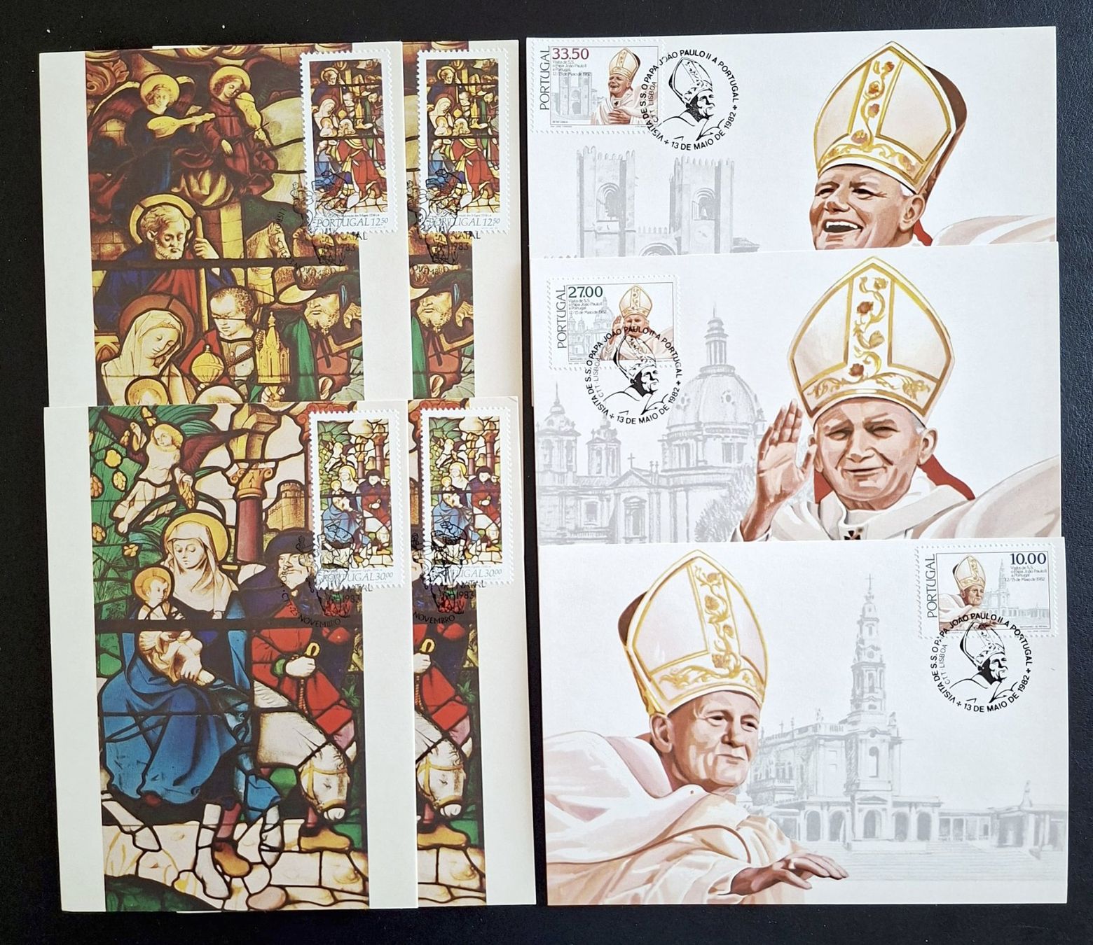 Alle Briefmarken: Andorra span/Portugal Sammlung FDCs – Gebraucht aus Basel von Pfefferschootte