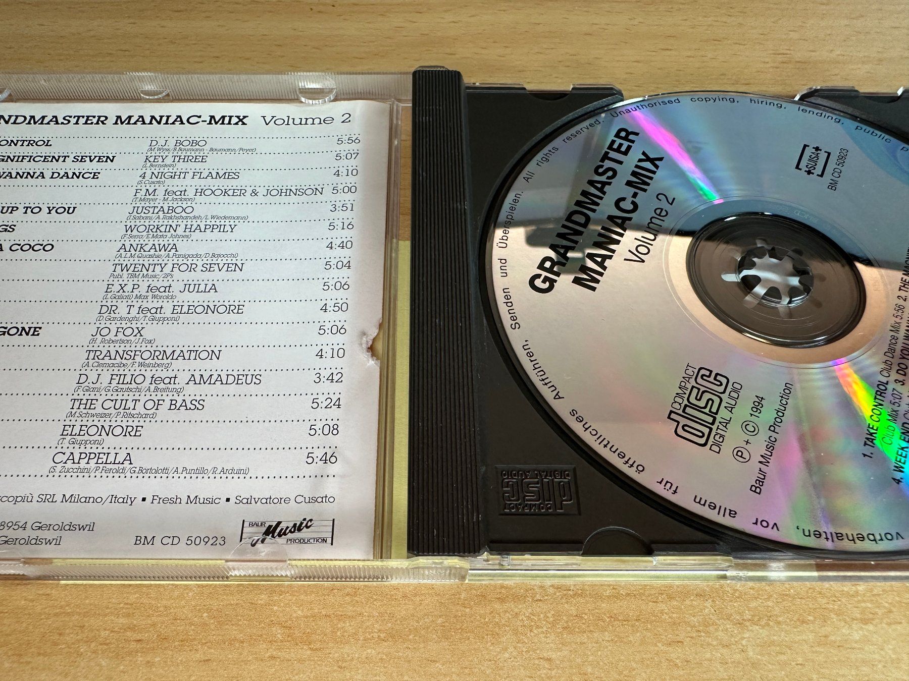 CDs: Various – Grand-Master Maniac-Mix Volume 2 – Gebraucht aus Rikon im Tösstal von Alpenmutz 2