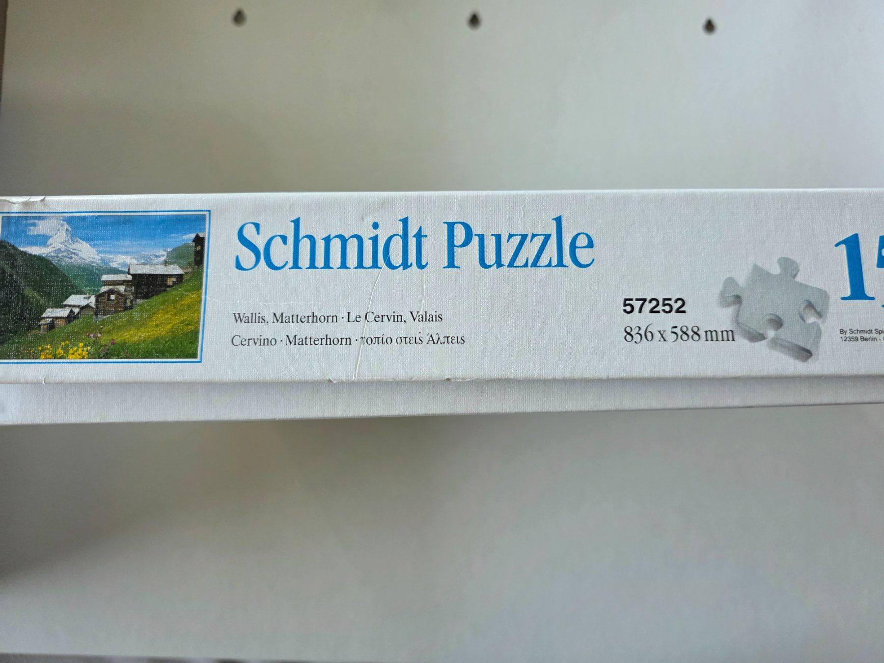 Puzzles: Puzzle Schmidt 1500 Teile - Le Cervin, Matterhorn – Gebraucht aus Altstätten SG von Carrybones 1