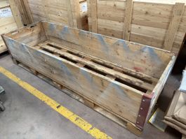 SBB Palettenrahmen Hochbeet Holzkiste Transportkiste rahmen