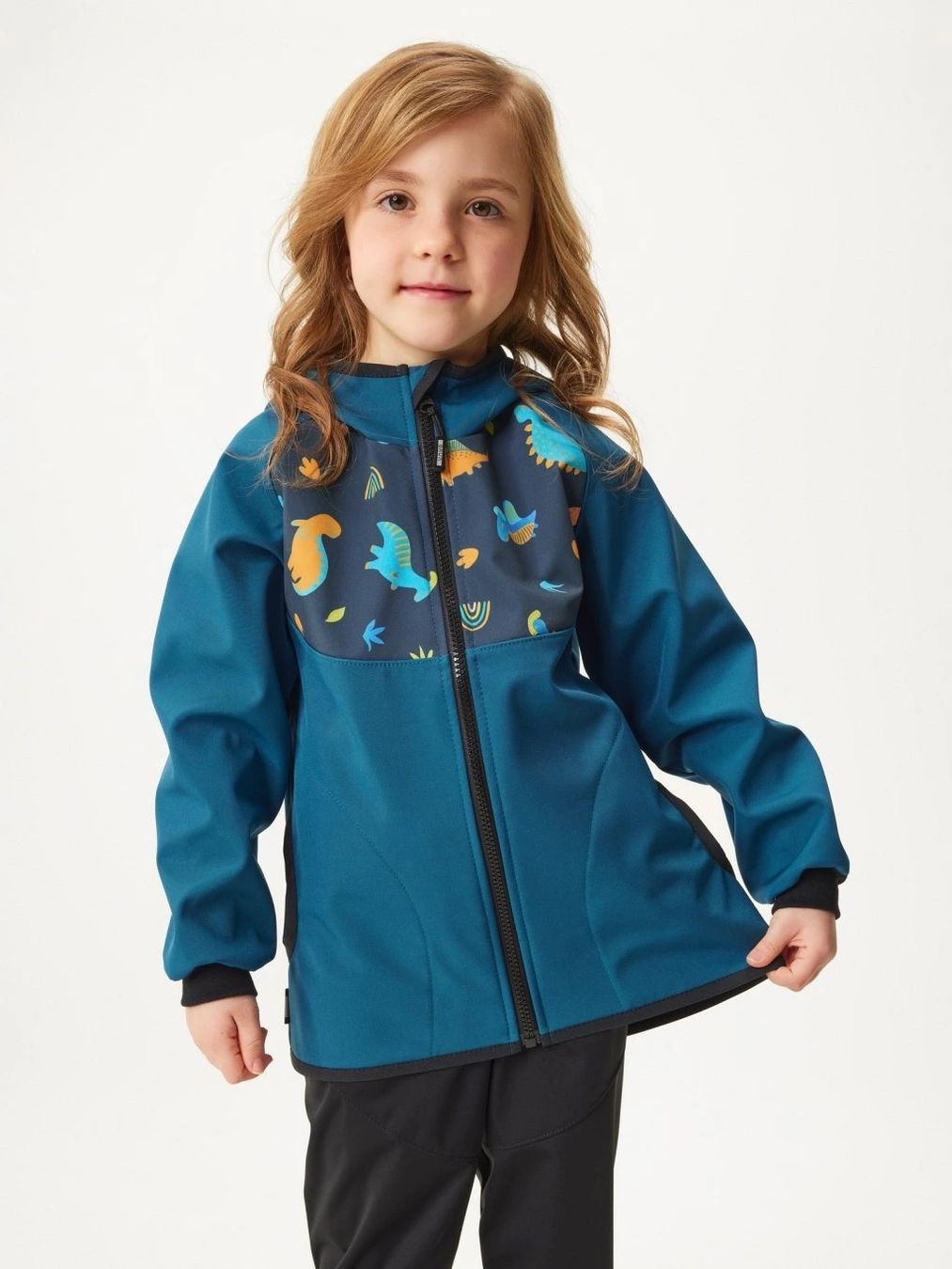 Jacken: Kinder Softshelljacke ohne Futter Basic, Dinos 92/98 NEU – Neu und originalverpackt aus St-Prex von kaz_2kyk 2