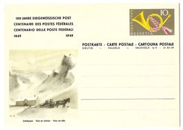 Bildpostkarte Katalog-Nr. 177-010 Schlittenpost 1949 *