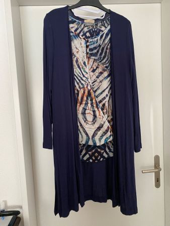 CARTOON LONG JACKE MIT PASSENDER BLUSE GRÖSSE L