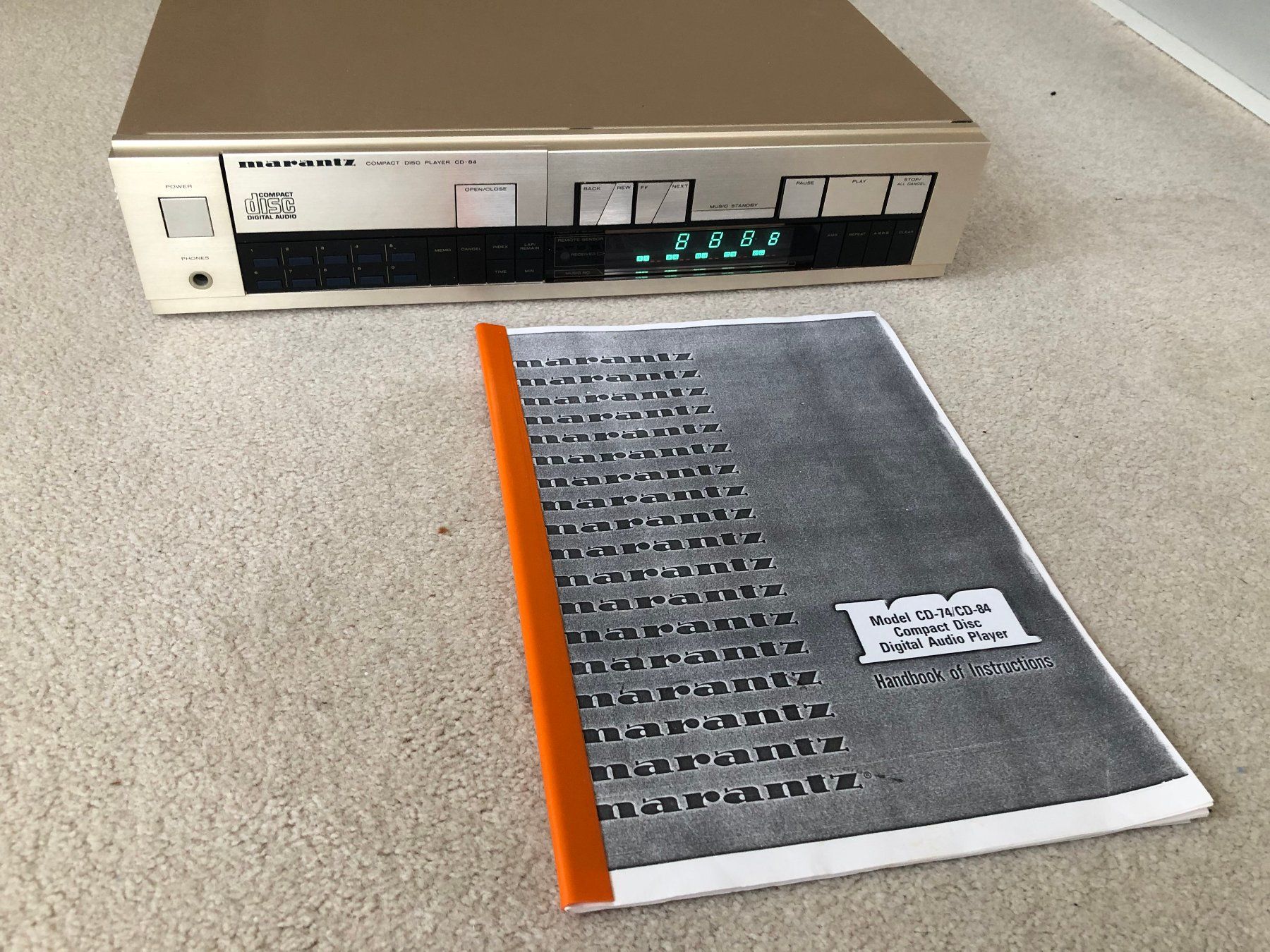 Marantz Lettore multimediale & Streamer: Marantz CD-Player CD 84 - HiFi-Gerät – Difettoso da Grenchen venduto da Kogi7 1