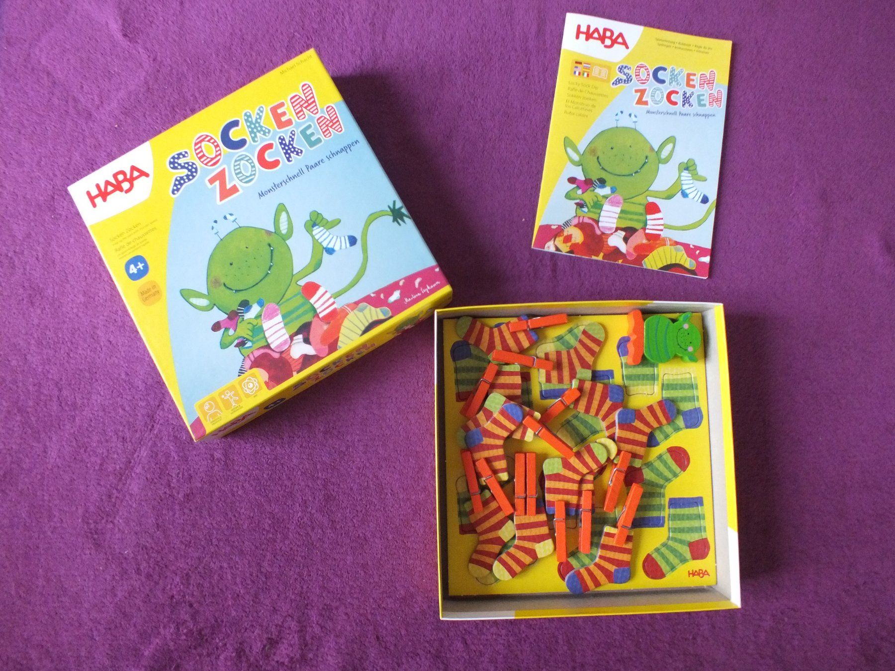 Haba Jeux: HABA Spiel - Socken Zocken – Neuf (Voir description) à Müllheim Dorf par Seeeule01 2