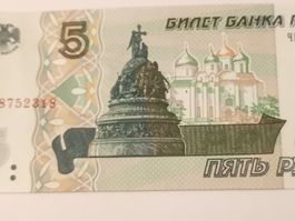 5 rouble russe unc non circulé