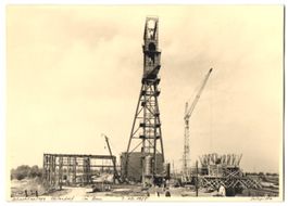 Fotografie Salzgitter, Bau des Fördertu