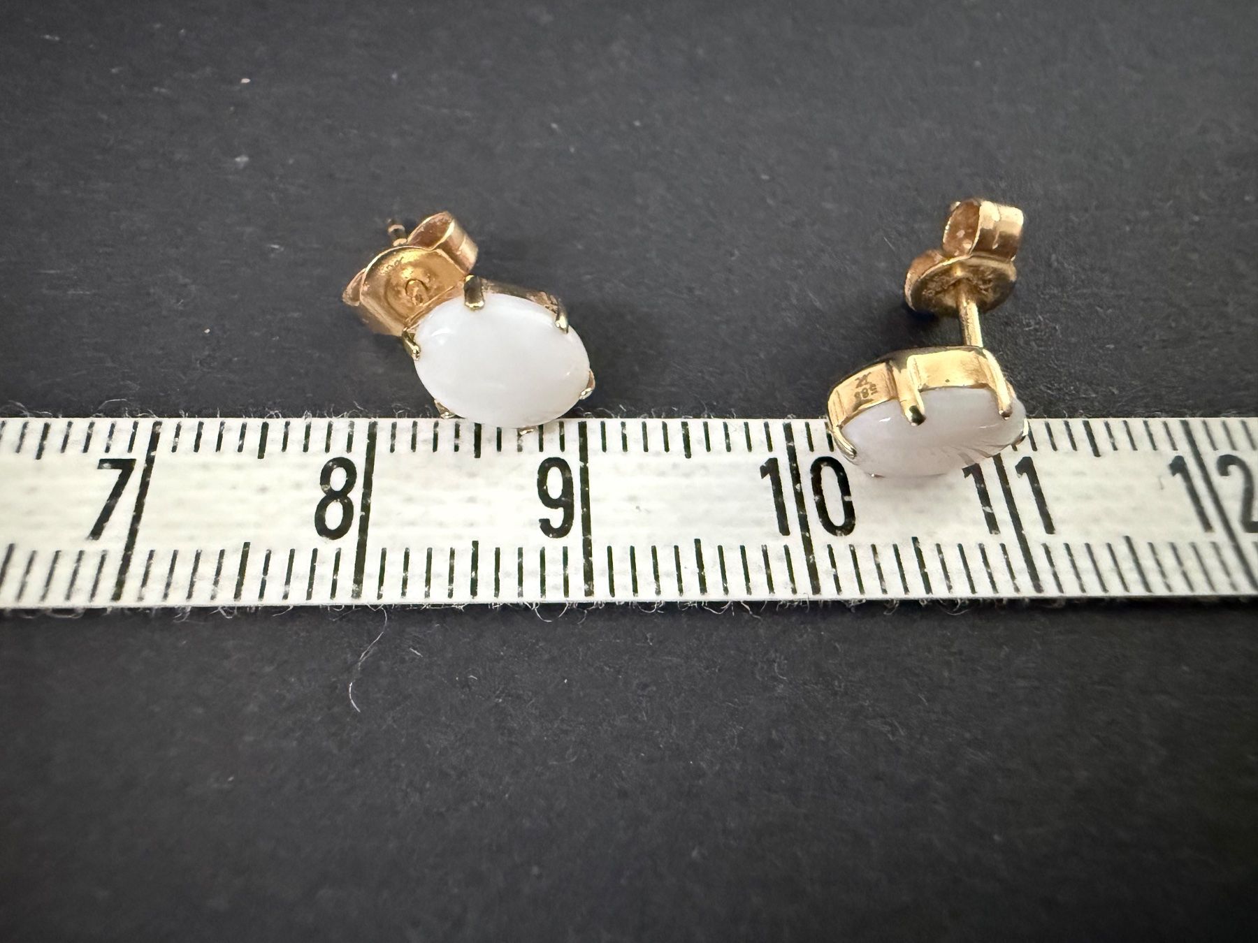 Orecchini pendenti & Orecchini a lobo: Gold Ohrstecker mit Opal 585, 14K – Usato da Spiegel b. Bern venduto da Rogger72 4