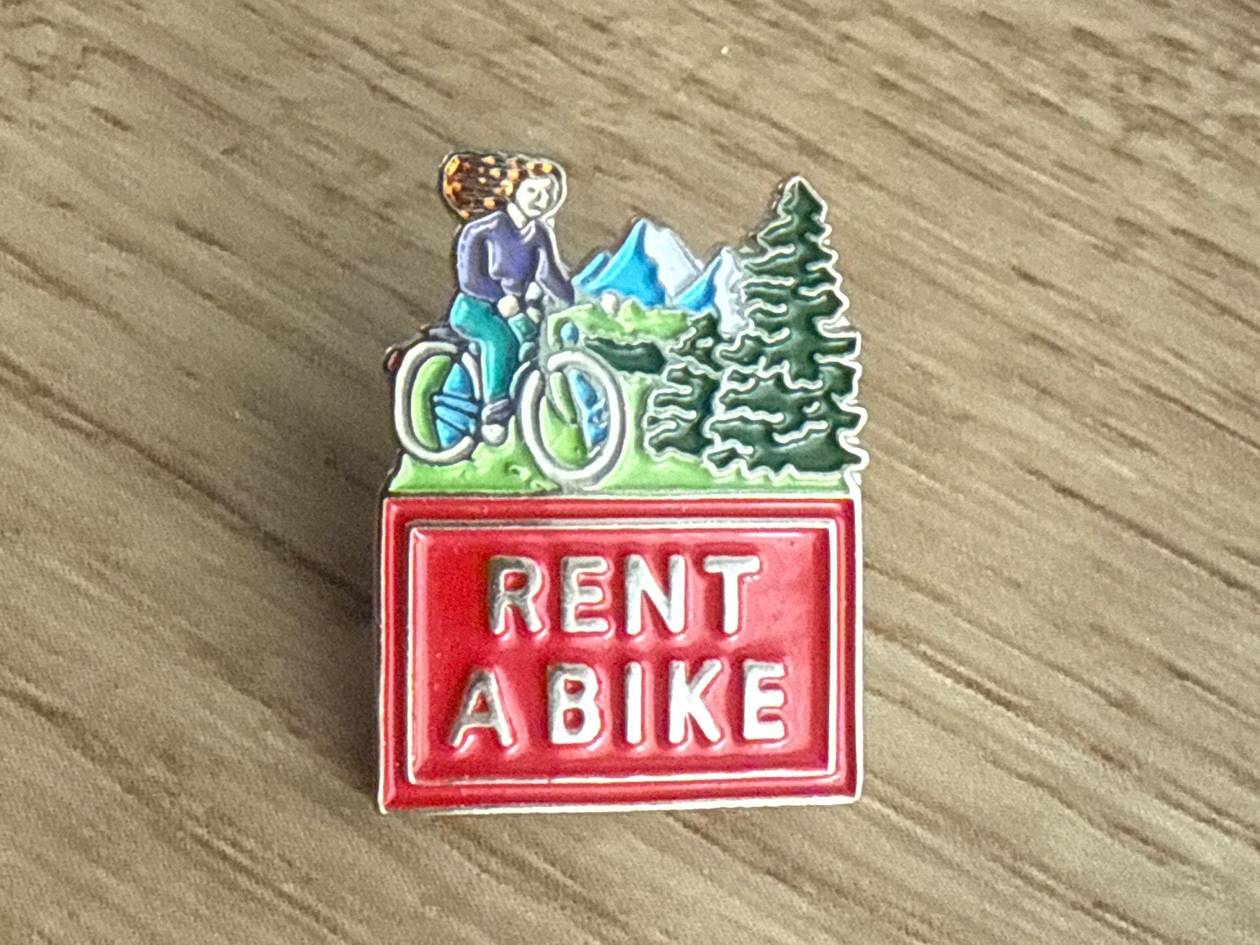 Placchette & Badge: Pin  Rent a Bike – Usato da Glattbrugg venduto da Schweigmatt