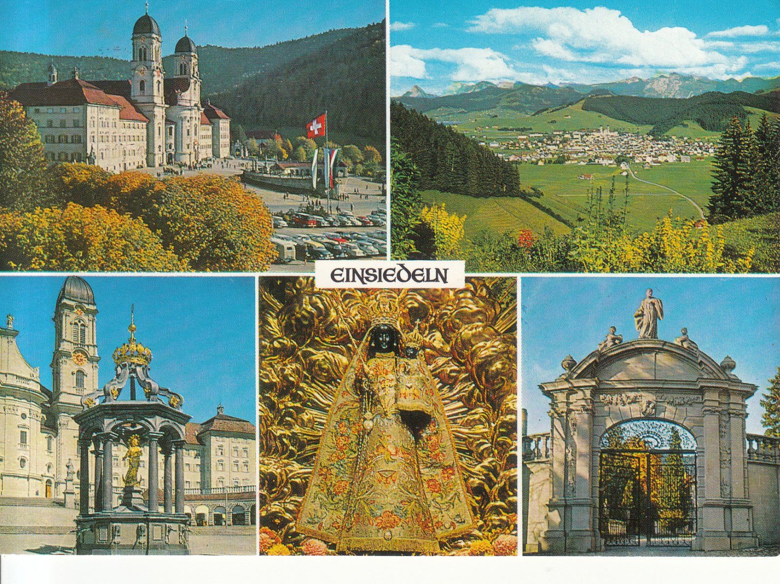 Cartoline postali: Einsiedeln 1990 – Usato da Bürglen TG venduto da StampGraf
