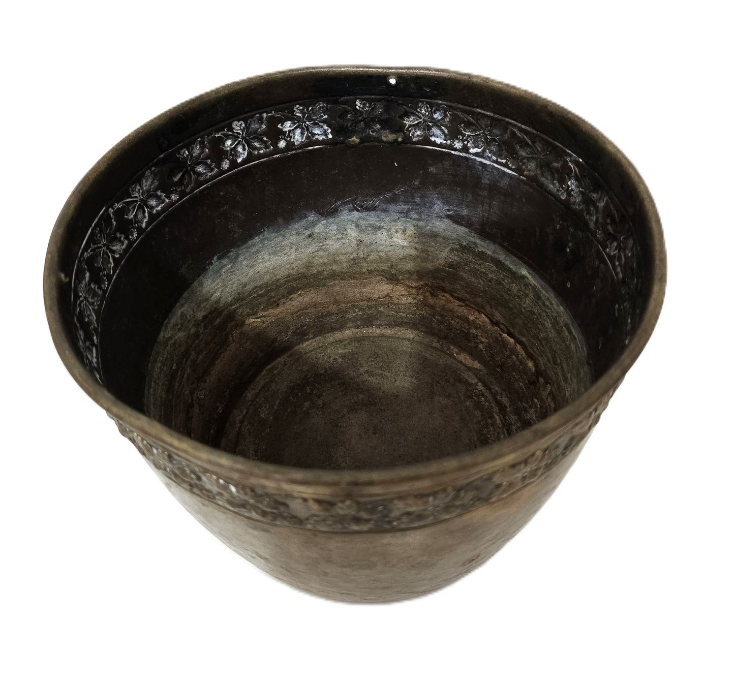 Vasi per fiori: Cache pot en laiton vintage – Usato da La Chaux-de-Fonds venduto da Cokecollection 1
