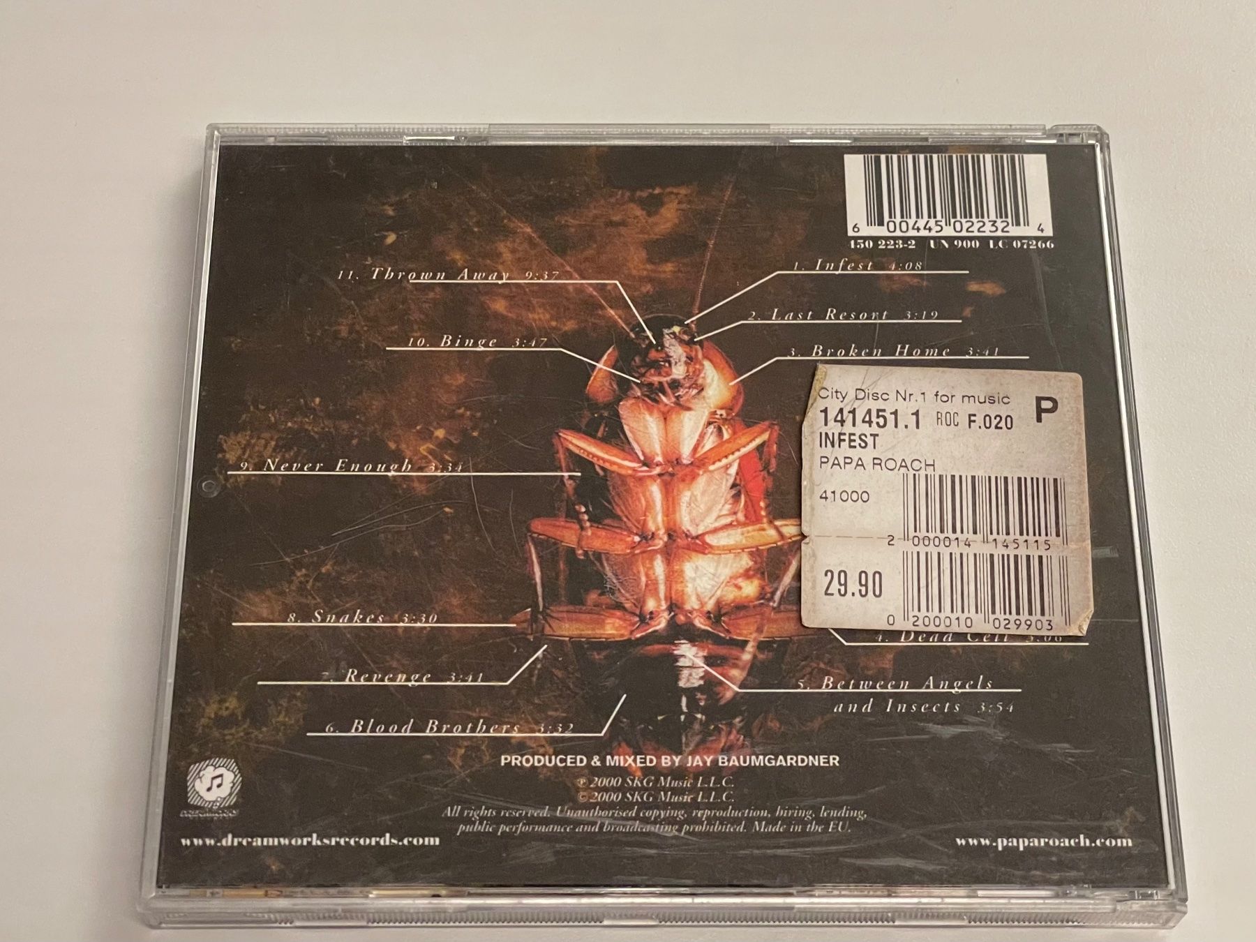 CD: Papa Roach – Usato da Muri b. Bern venduto da AdidasCollector 3