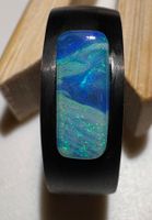 Opal Ring Holz/Carbon, Gr.52 Coober Pedy Australien