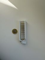 Muji - Spazzola per capelli pieghevole portatile, Bianco