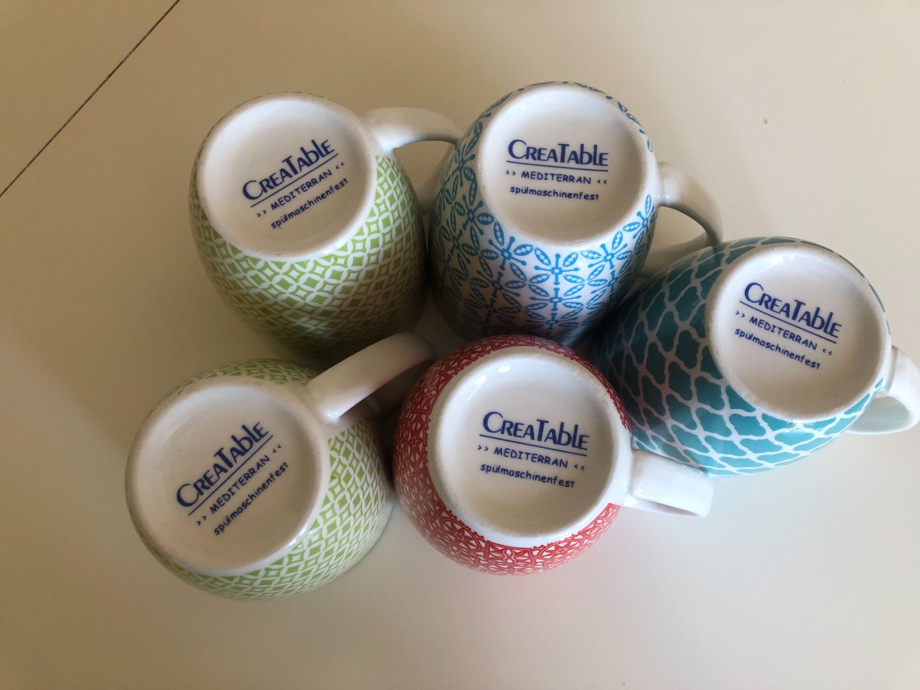 Tazze: Mugs CreaTable Mediterran – Usato da Bassersdorf venduto da sammelfloh 6