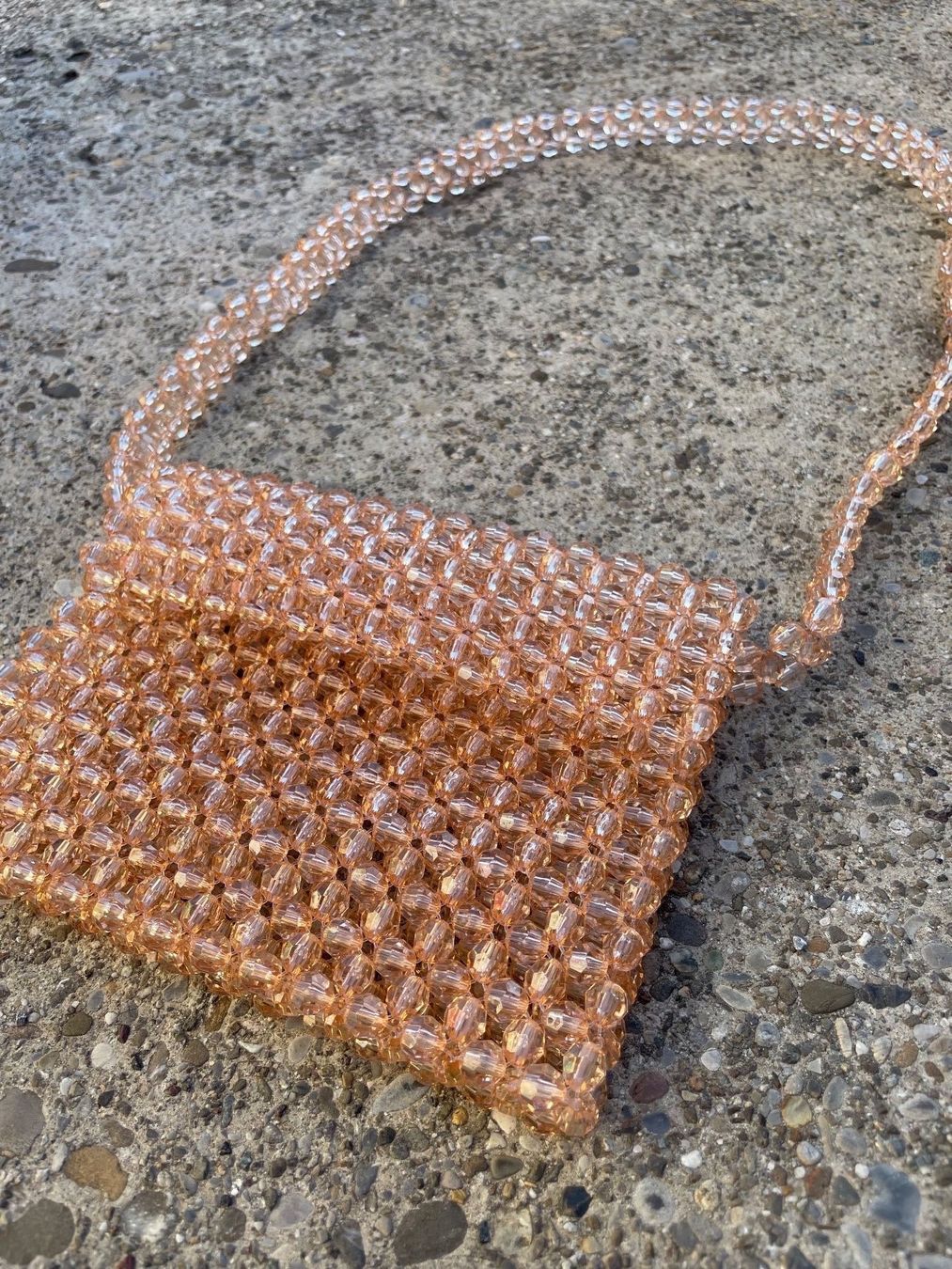 Borse: Studio Seven Bag Perlen Tasche Apricot - Handmade – Nuovo e nell'imballaggio originale da Zell ZH venduto da arizona8 5