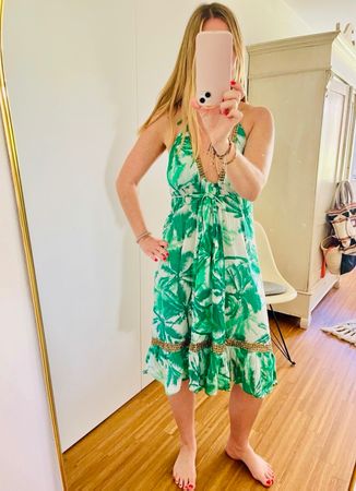 VIX Paula Hermanny Beach Dress Wickelkleid, Gr. 38