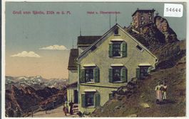 Gruss vom Säntis - Hotel Observatorium - animee - coloriert