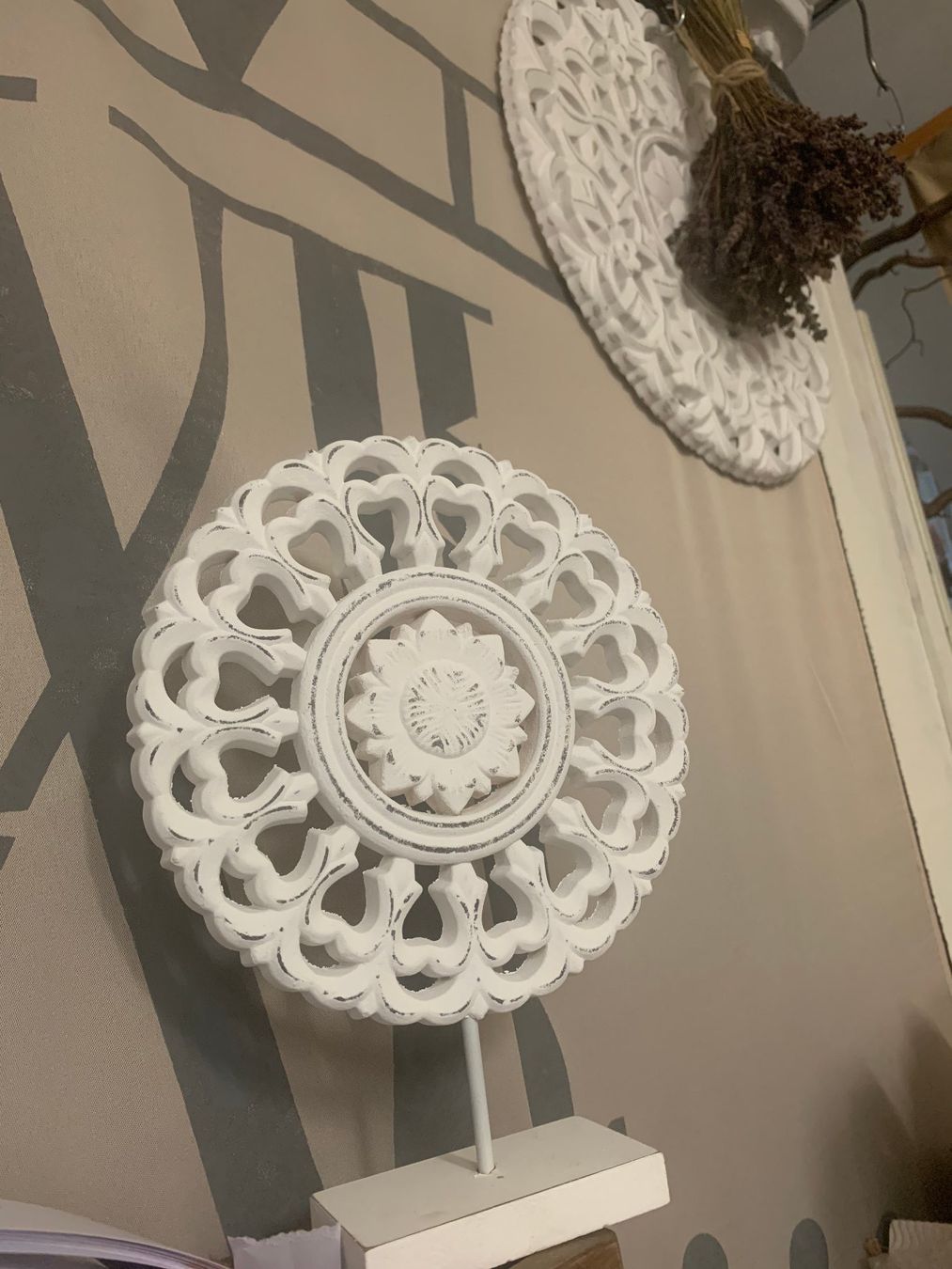 Tutte le decorazioni: Mandala Boho Deko Steller weiss – Usato da St. Gallen venduto da Miousch 4