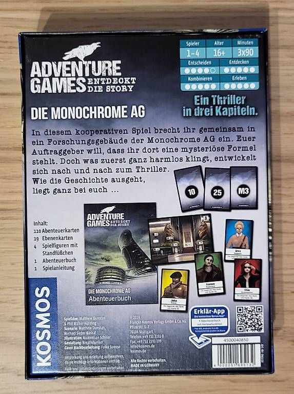 Giochi: Adventure Games - Die Monochrome AG – Usato da Jonen venduto da Nabla31415 1