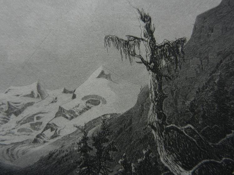 Incisioni: Roseg Gletscher von Huber – Usato da Risch venduto da Rischli15 7