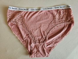 Damen Slip Love Secret Gr. XL mit Spitzenbesatz NEU