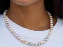 Catenine: Collier en perles roses authentiques - neuf – Nuovo (secondo la descrizione) da Vuisternens-Romont venduto da gol_xp6p