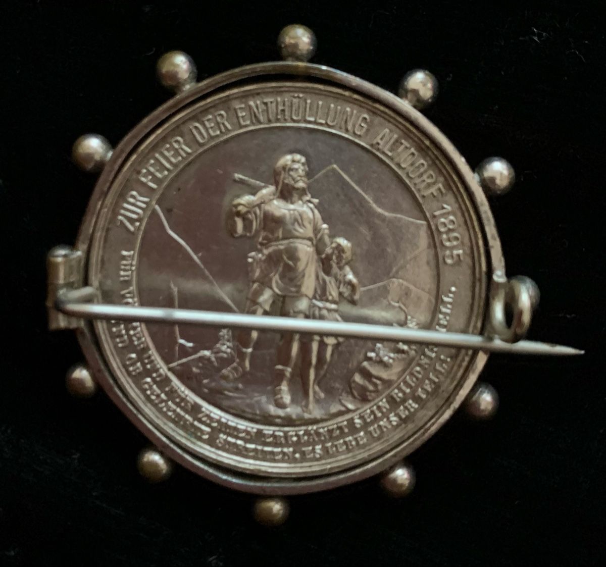 Medaglie: AntikeMedaille Altdorf 1895 "Vorwärts, Werner" – Usato da Egg b. Zürich venduto da ohtannenbaum 1