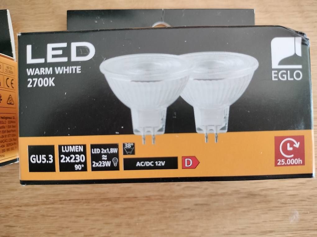 Eglo Lampadari & plafoniere: LED EGLO GU5.3 3X2 Stück Neu – Nuovo e nell'imballaggio originale da Muri AG venduto da goodmood17 1