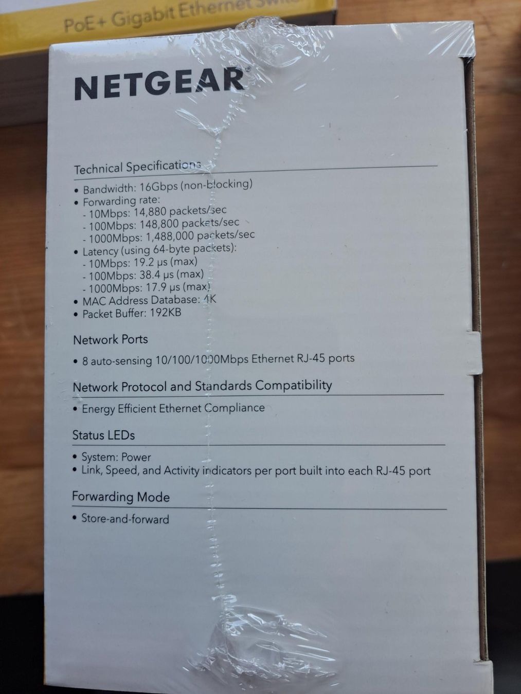Netgear Hub & Switch: 8-Port-Gigabit-Switch Netgear GS108 – Nuovo e nell'imballaggio originale da Attiswil venduto da ewy_g8th 3