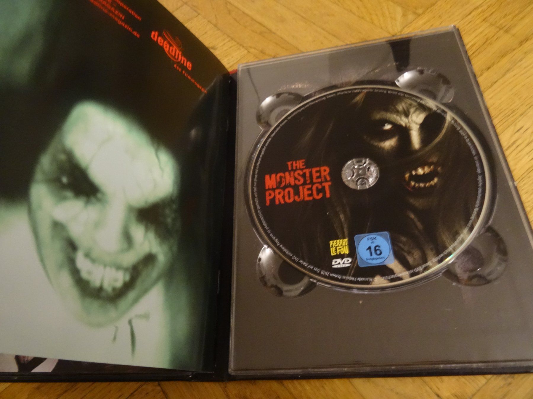 Alle DVDs: The Monster Project Mediabook BLU-RAY / DVD – Gebraucht aus Olten von Disc-Verkauf 2