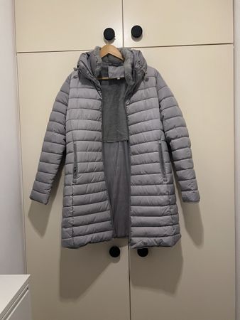 Giacca invernale imbottita grigia L, come nuova!