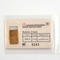 Goldbarren 2,5g
