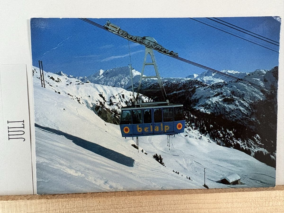 Cartoline postali: AK von Luftseilbahn Blatten - Belalp – Usato da Rümlang venduto da Kartenpost1