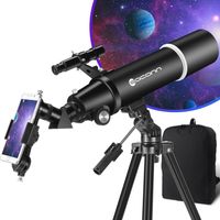 Teleskop Astronomie 80mm 600mm Refraktor mit Rucksack