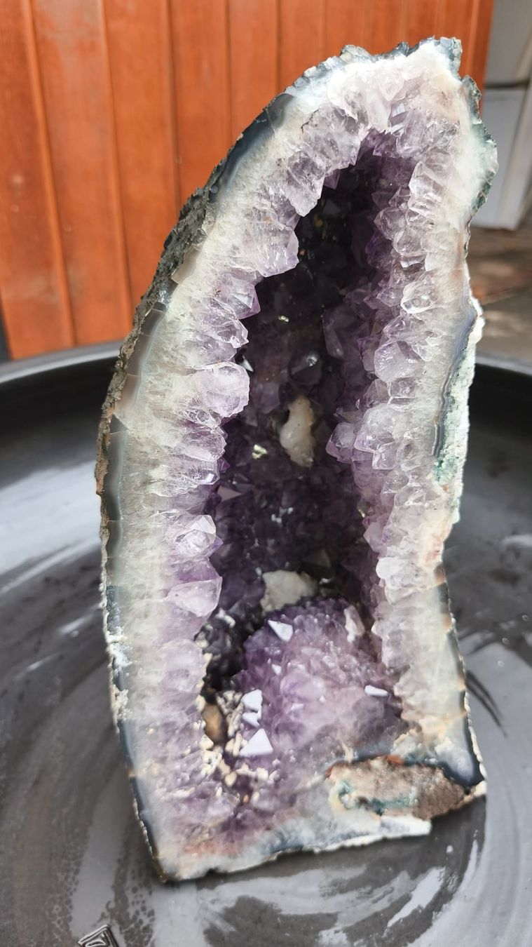 Coupes: Amethystdruse, Rosenquarz & 75-Liter-Schale – D'occasion à Morschach par flusssein 2