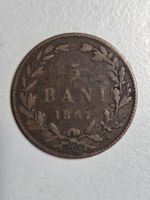Münze 5 Bani Rumänien 1867