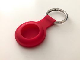 Schlüsselanhänger, AirTag Hülle, Air Tag Hülle, rot