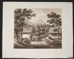 Steinen Stauffacherkapelle Aquatinta 1822