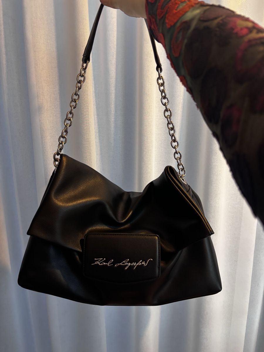 Karl Lagerfeld Borse da donna: Karl Lagerfeld - black shoulder bag – Usato da Zürich venduto da iri_27pl 1