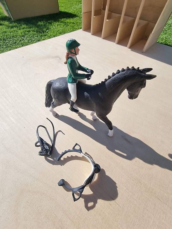 Schleich Spielzeuge: Schleich Set "Reiterin und Pferd" – Gebraucht aus Ortschwaben von Patrick1978